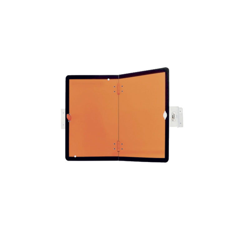 PANNELLO ADR PIEGHEVOLE VERTICALE C/STAFFA