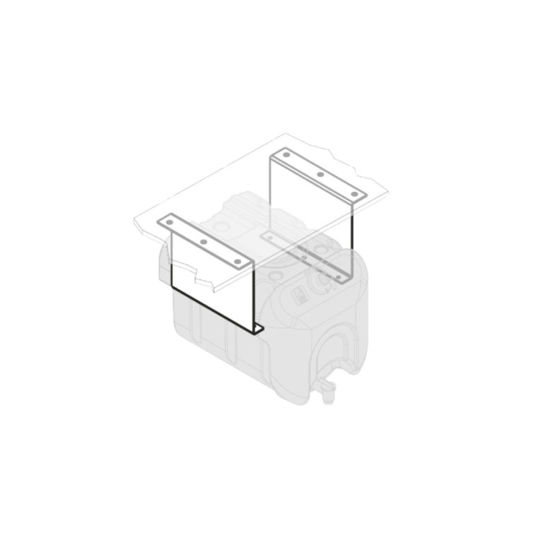 KIT FISSAGGIO TANICA LAVAMANI A PIANALE