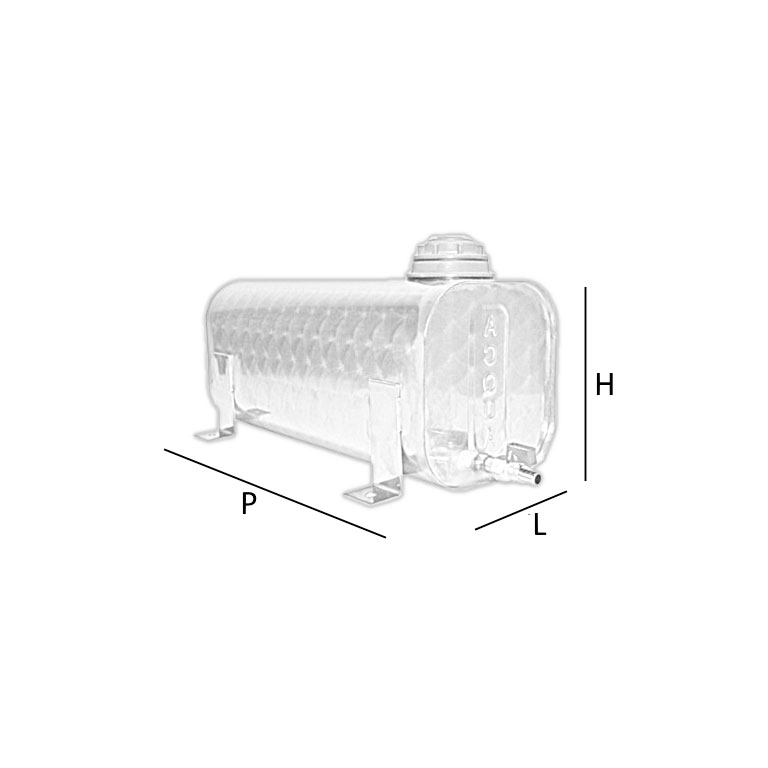 TANICA INOX FIORETTATO 16 Lt - immagine 2