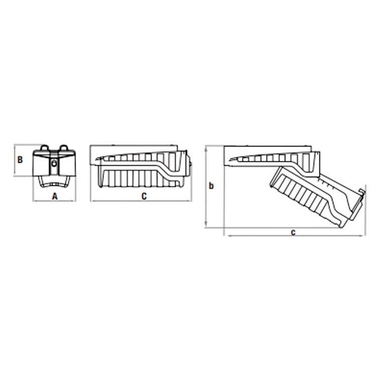 KIT SUPPORTI ORIZZONTALI PER ESTINTORE SLYKON