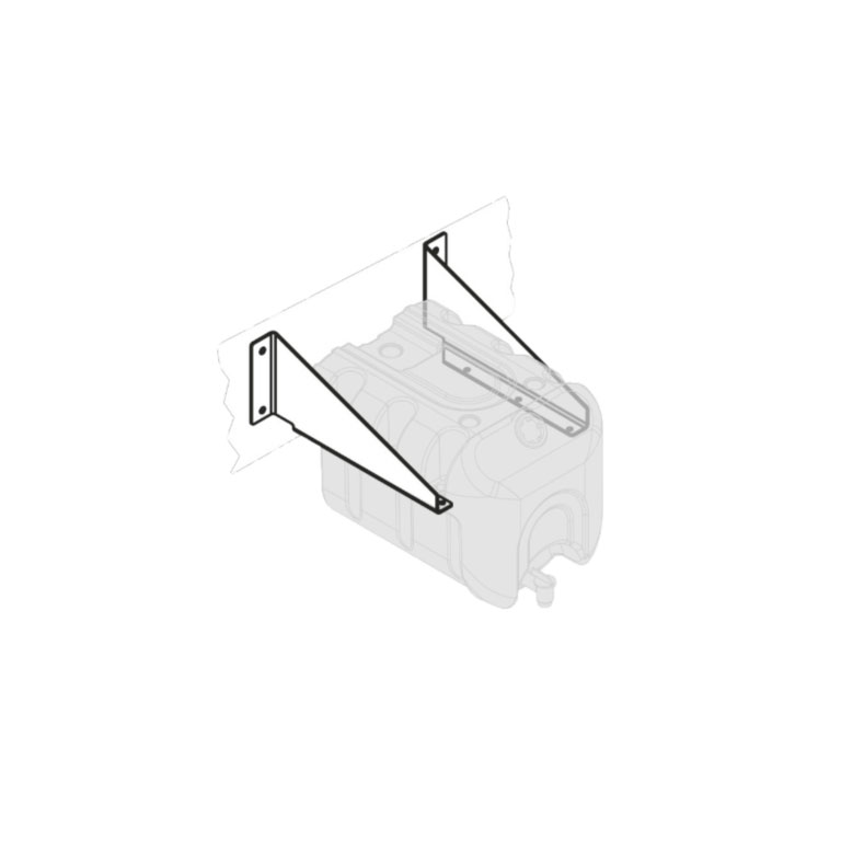 KIT FISSAGGIO TANICA LAVAMANI A TELAIO