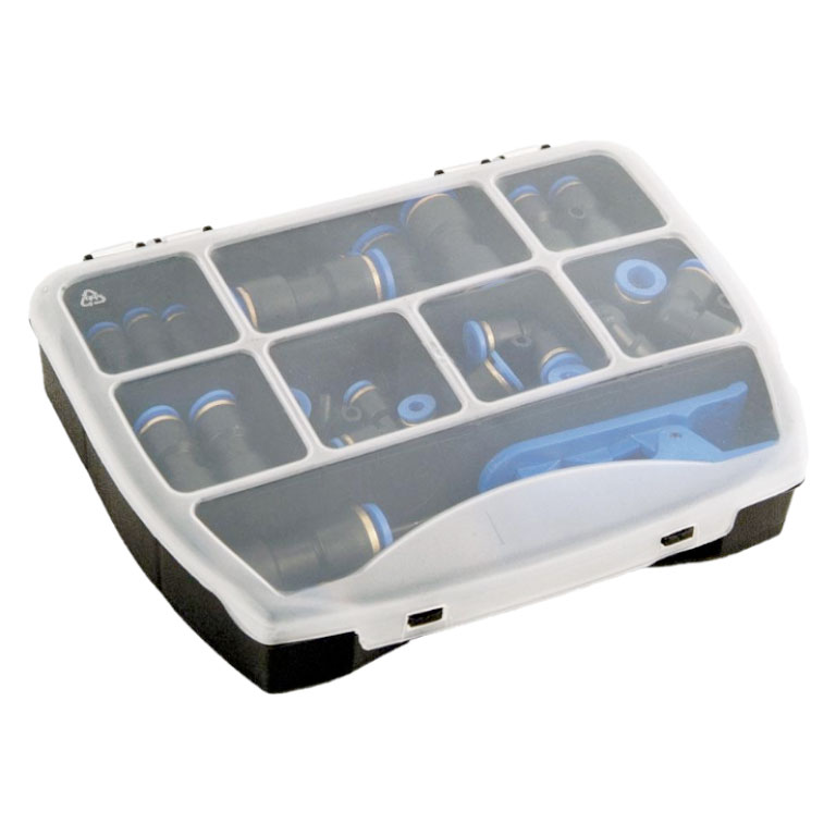 KIT RACCORDI IN PLASTICA con TAGLIATUBI