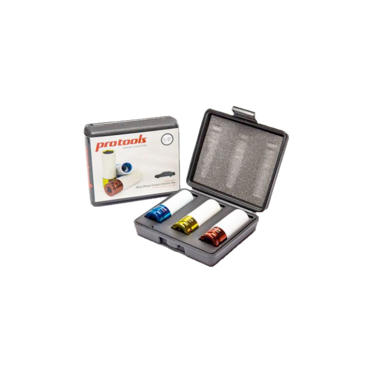 KIT 3 PZ BUSSOLE 1/2'' PER CERCHIO IN LEGA