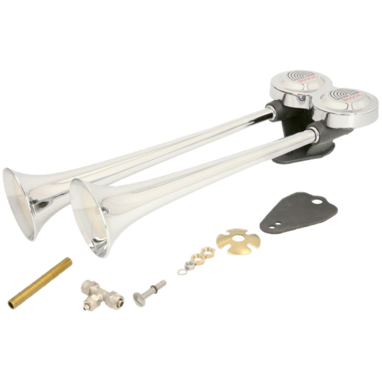 TROMBA / CLASCON BITONALE AD ARIA COMPRESSA IN METALLO 24 V