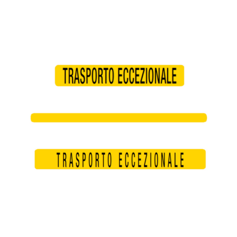 PANNELLO ''TRASPORTO ECCEZIONALè'