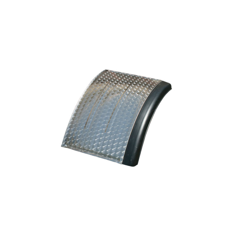 MEZZO PARAFANGO INOX FIORETTATO GOMMA