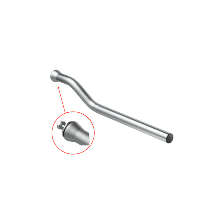 TUBO 2 CURVE FLANGIA TONDA D.65 mm