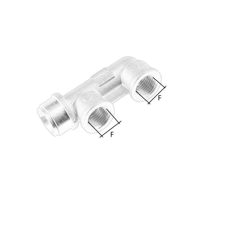 RACCORDO DI CONGIUNZIONE A INNESTO A F A 3 VIE - immagine 2