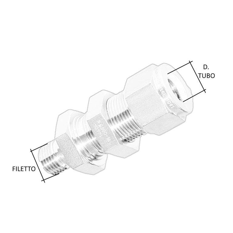 RACCORDO PASSAPARETE A OGIVA - MASCHIO - immagine 4