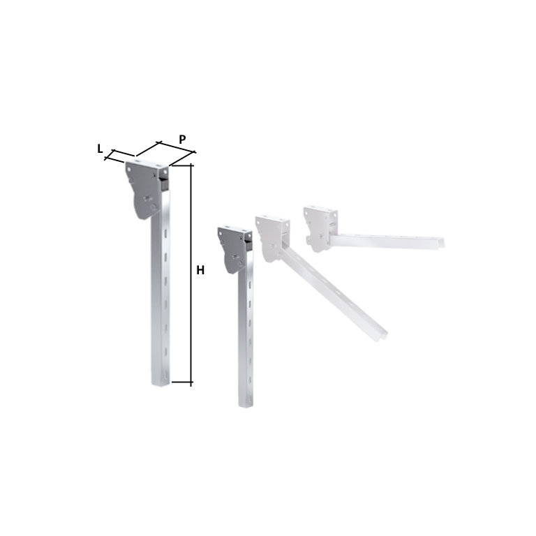 COPPIA SUPPORTI LATERALI PARACICLI VIP