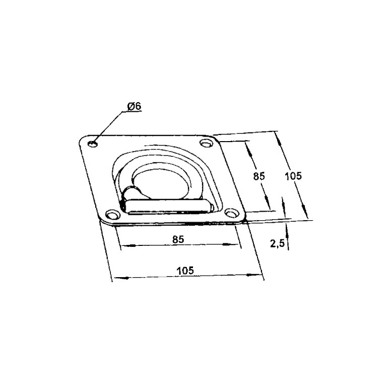 ANELLO FERMACARICO QUADRO - immagine 2