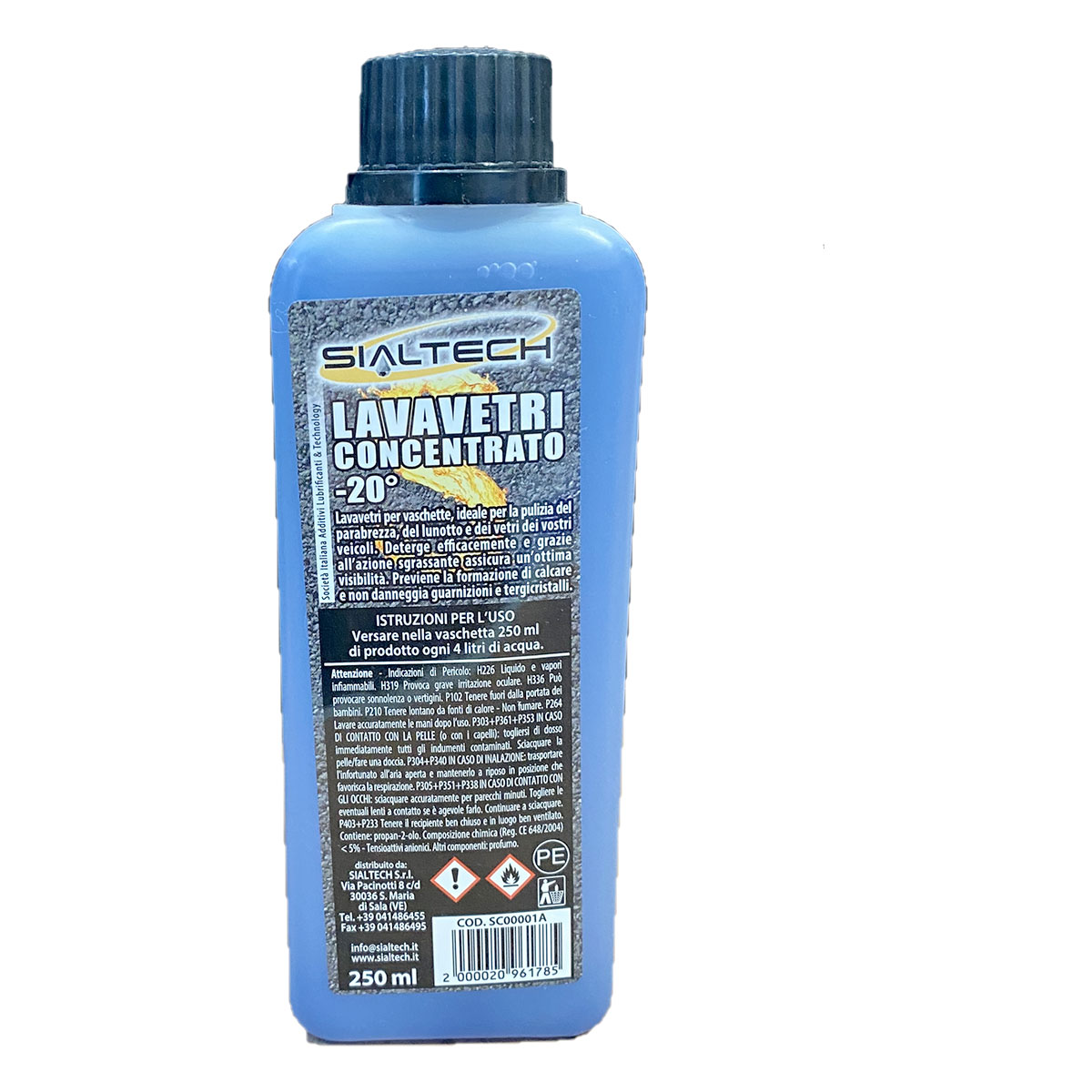 DETERGENTE LAVAVETRI concentrato invernale