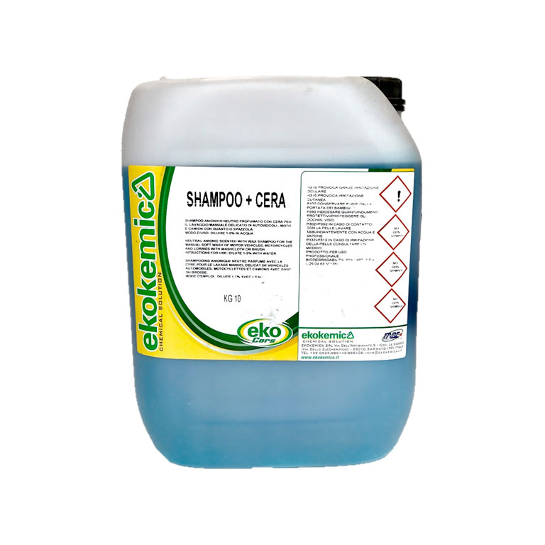 DETERGENTE concentrato SHAMPOO e CERA