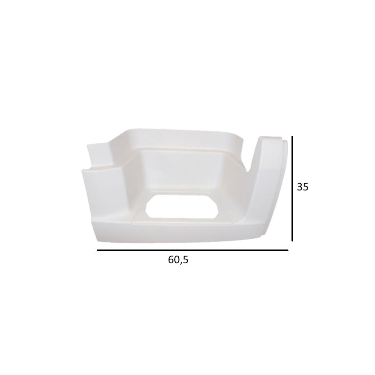 PEDANA salita DX - BIANCO - DAF