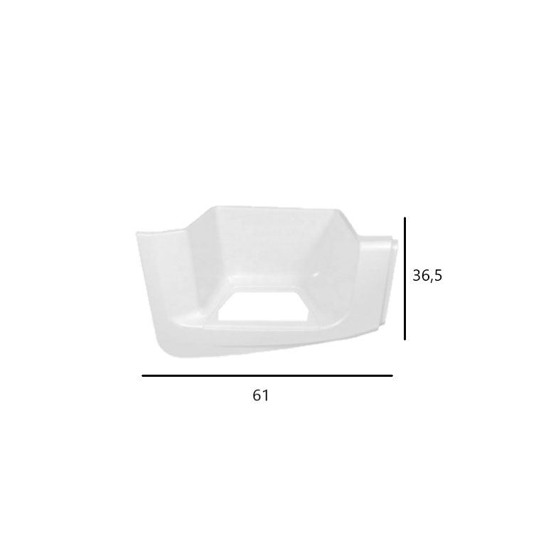 PEDANA salita DX - BIANCO - DAF