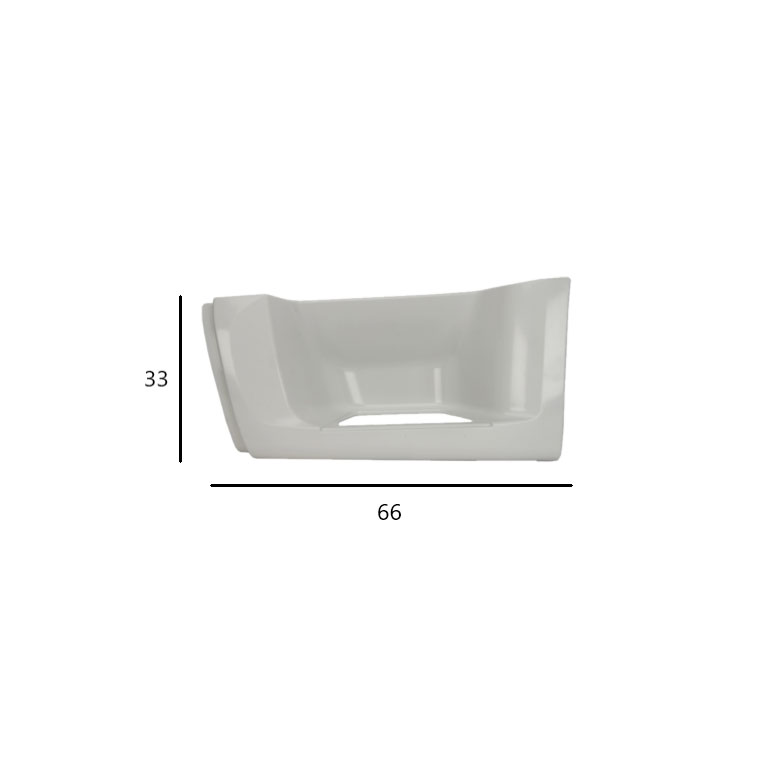 PEDANA salita SX - BIANCO - DAF