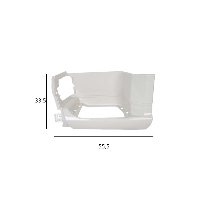 PEDANA salita SX - BIANCO (M8870) - DAF