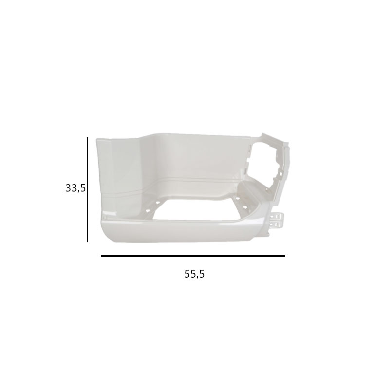 PEDANA salita DX - BIANCO (M8870) - DAF