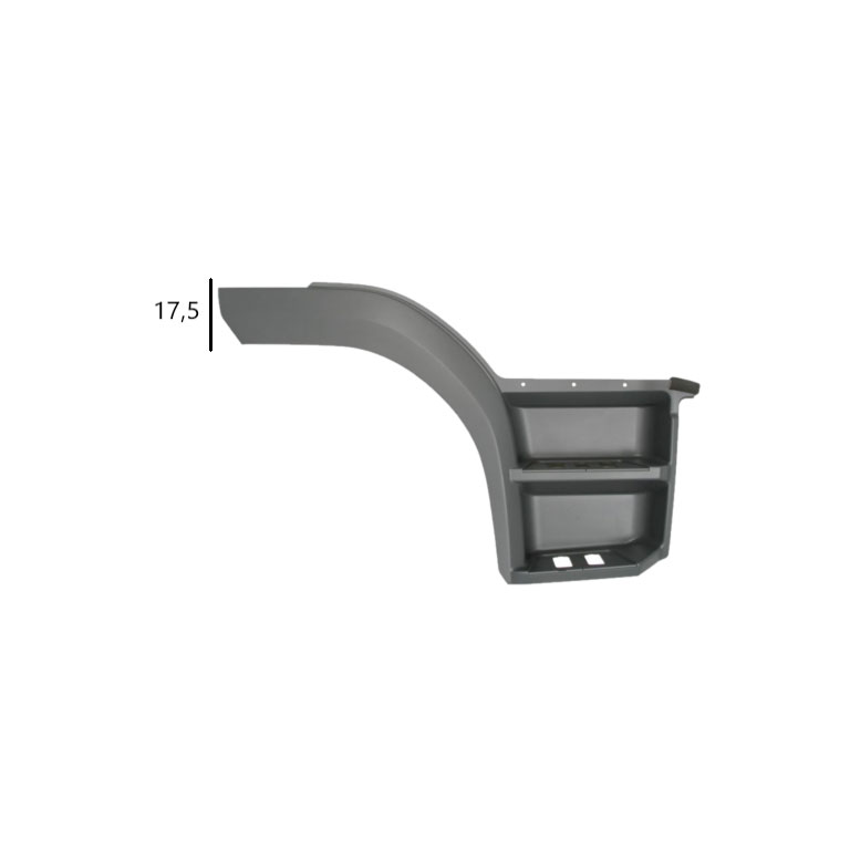 PEDANA parafango DX - GRIGIO - MERCEDES