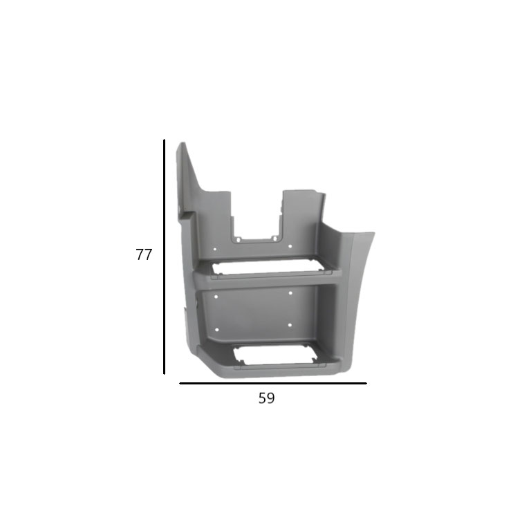 PEDANA salita SX - GRIGIO - MERCEDES