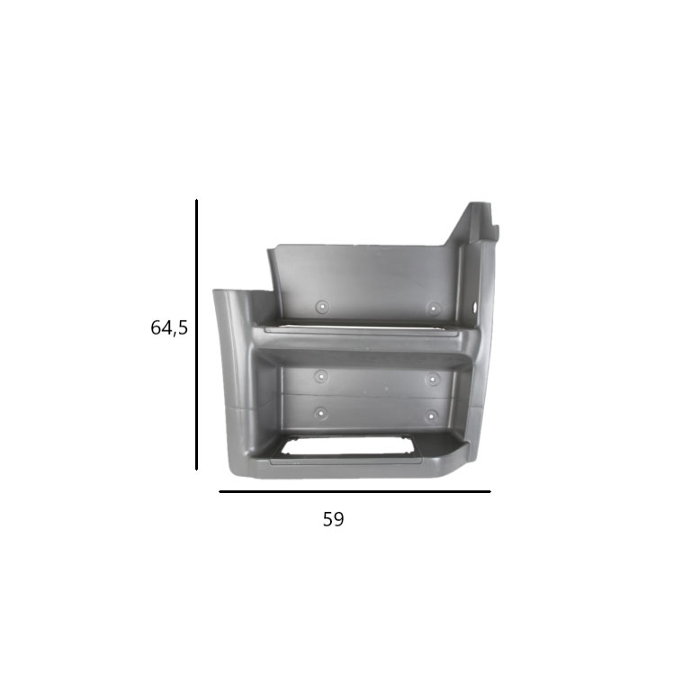 PEDANA salita DX - GRIGIO - MERCEDES