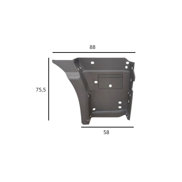 PEDANA salita DX - GRIGIO - MERCEDES