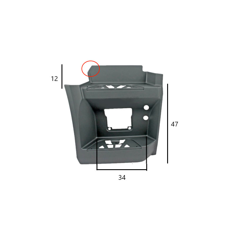 PEDANA salita DX - GRIGIO - MERCEDES