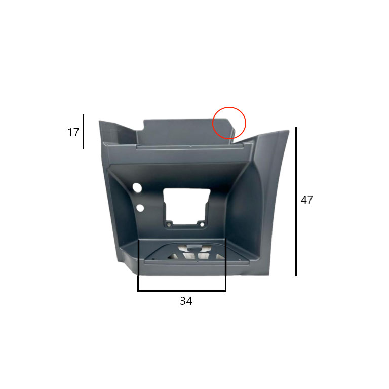 PEDANA salita SX - GRIGIO - MERCEDES