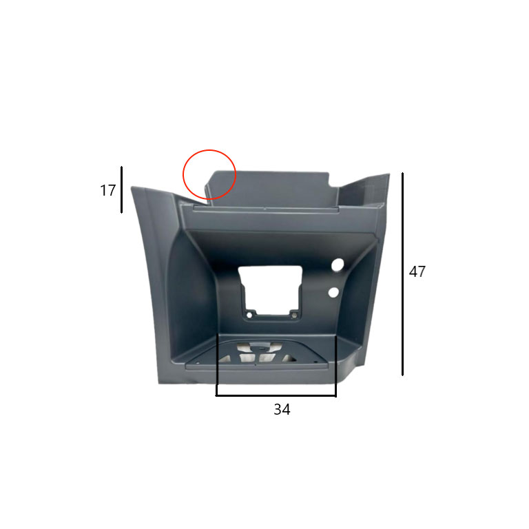 PEDANA salita DX - GRIGIO - MERCEDES