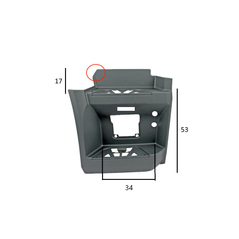 PEDANA salita DX - GRIGIO - MERCEDES