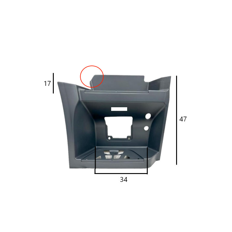 PEDANA salita DX - GRIGIO - MERCEDES