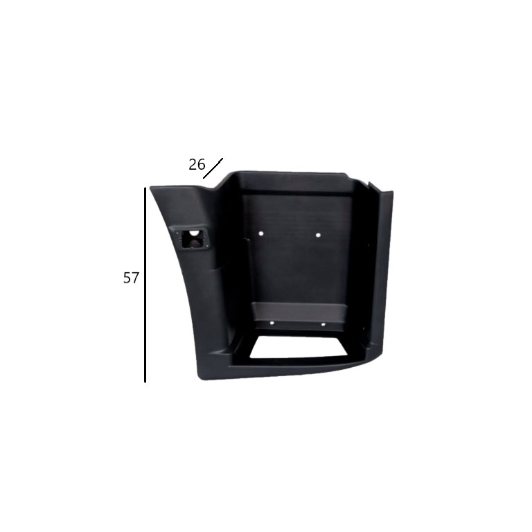 PEDANA salita DX - NERO - IVECO