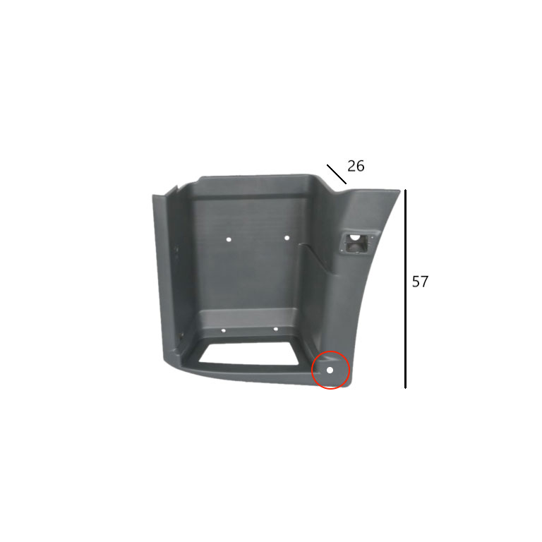 PEDANA salita SX - GRIGIO (IC288) - IVECO