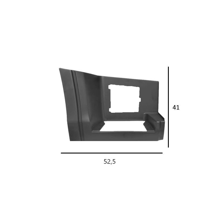 PEDANA salita DX - NERO - IVECO