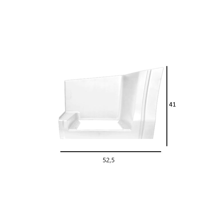 PEDANA salita SX - BIANCO (IC194) - IVECO