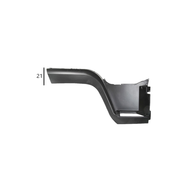 PEDANA parafango DX - NERO   - MAN