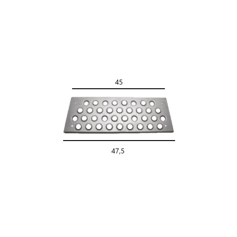 GRIGLIA pedana INFERIORE DX-SX - MERCEDES
