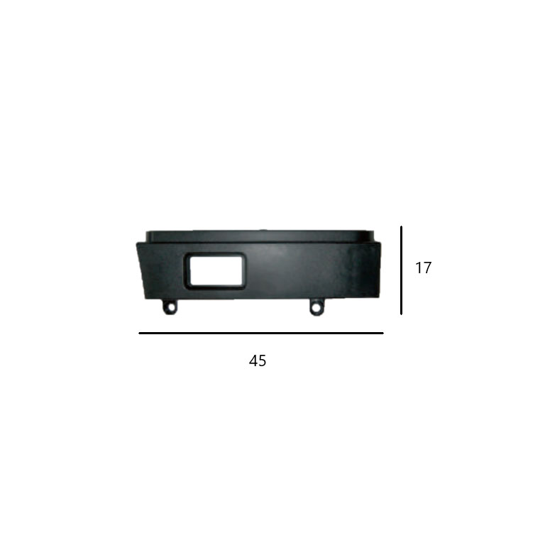 COPERTURA pedana CENTRALE SX - NERO - SCANIA