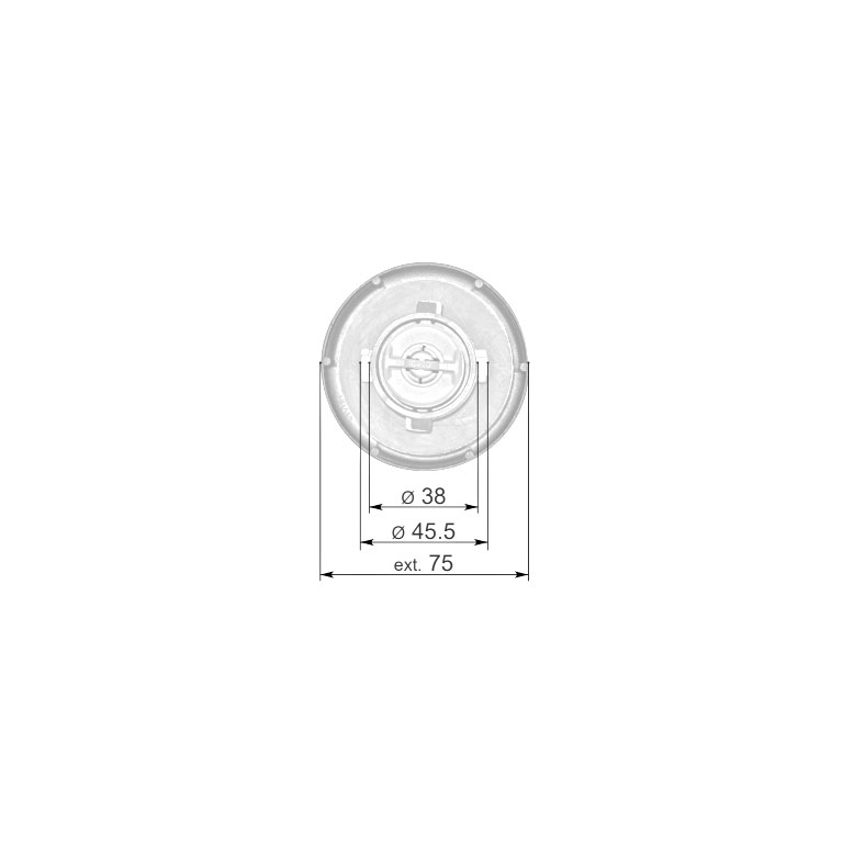 TAPPO SERBATOIO CARBURANTE D.45 mm - immagine 3