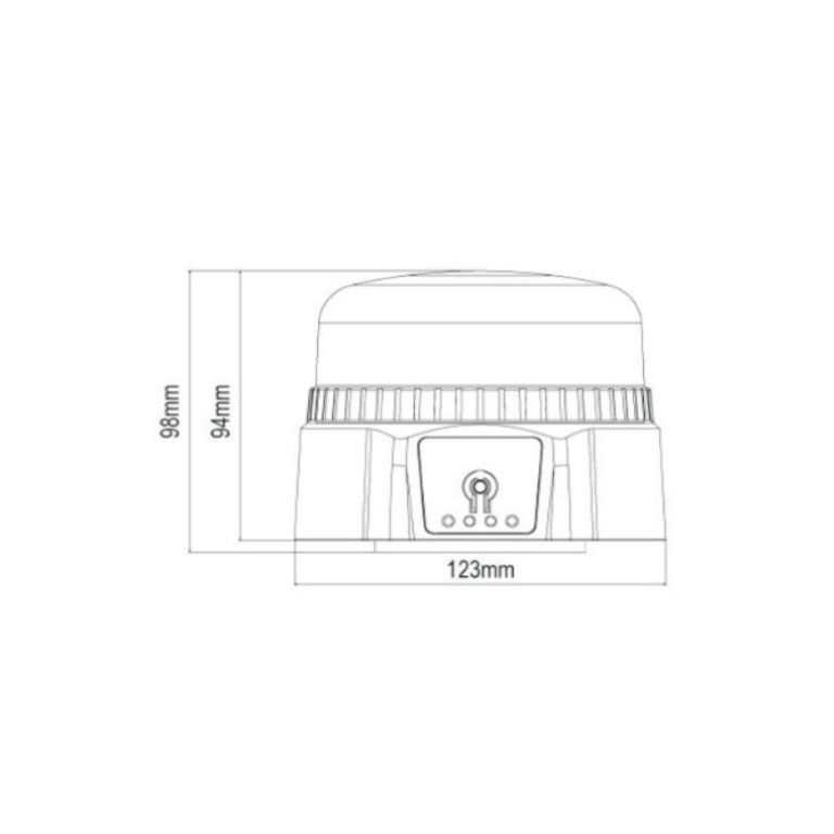 LAMPEGGIANTE R65 LED - RICARICABILE - immagine 2