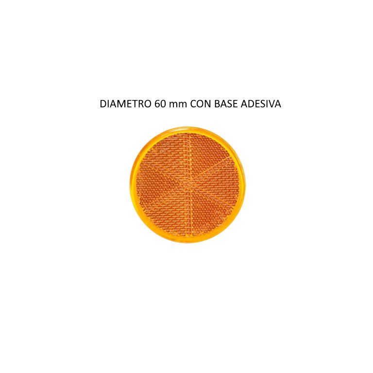 CATADIOTTRO / CATARIFRANGENTE ROTONDO ARANCIO