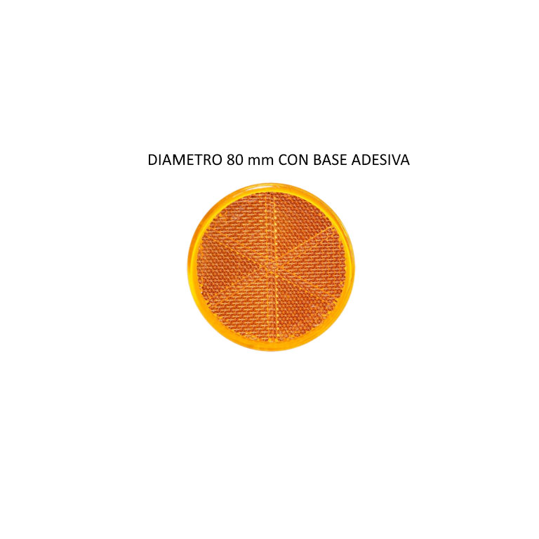 CATADIOTTRO / CATARIFRANGENTE ROTONDO ARANCIO