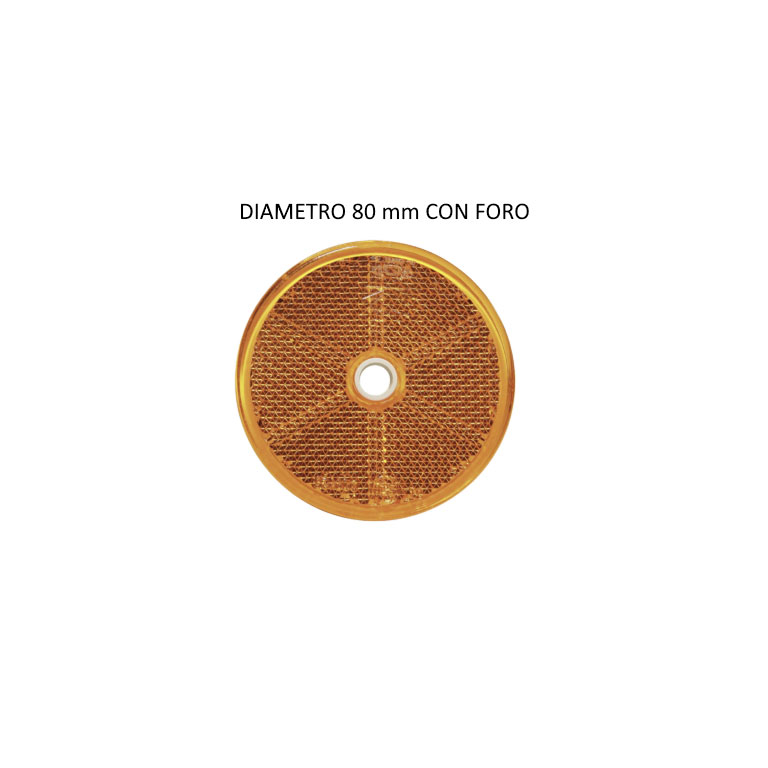 CATADIOTTRO / CATARIFRANGENTE ROTONDO ARANCIO