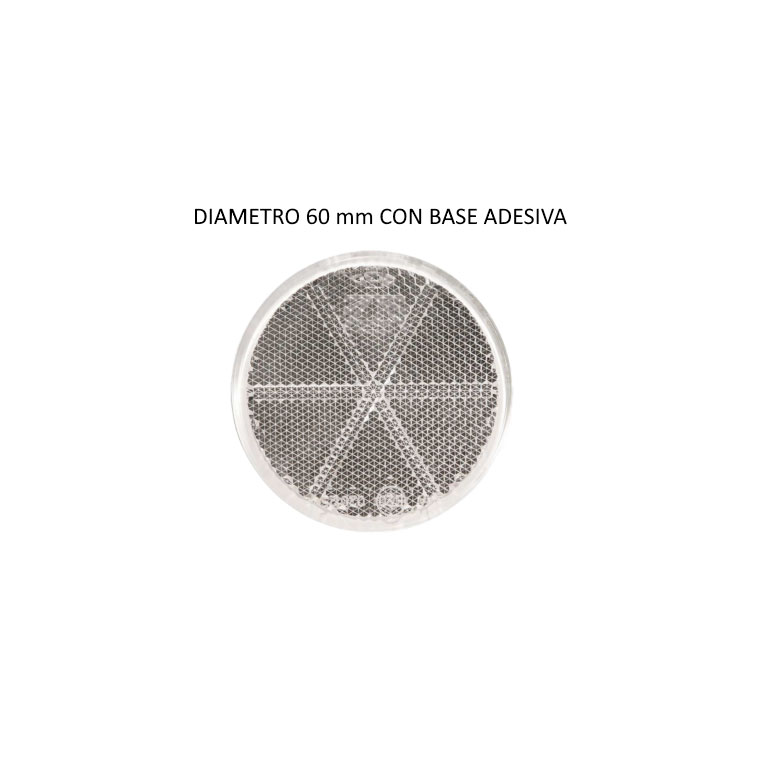 CATADIOTTRO / CATARIFRANGENTE ROTONDO BIANCO