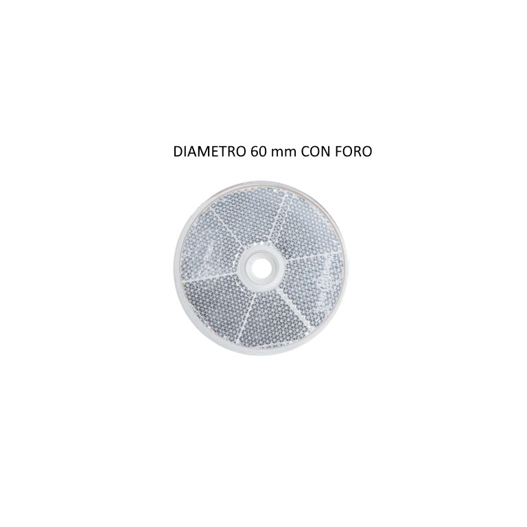 CATADIOTTRO / CATARIFRANGENTE ROTONDO BIANCO