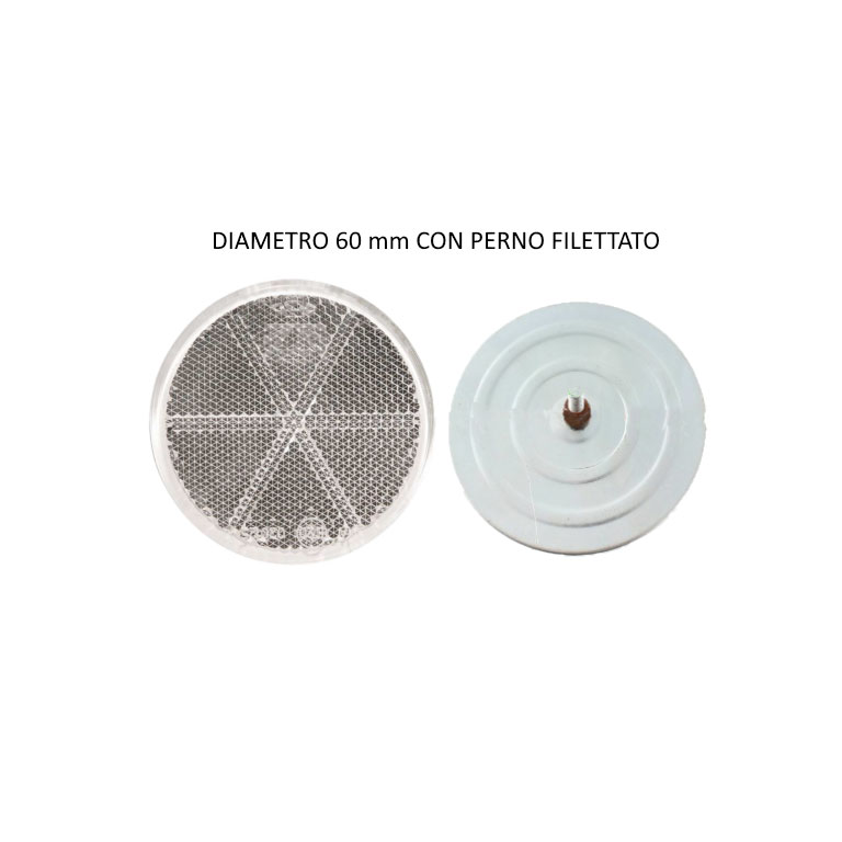 CATADIOTTRO / CATARIFRANGENTE ROTONDO BIANCO