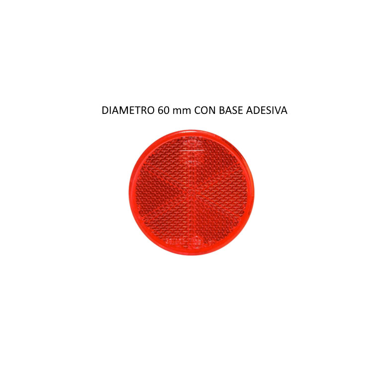 CATADIOTTRO / CATARIFRANGENTE ROTONDO ROSSO