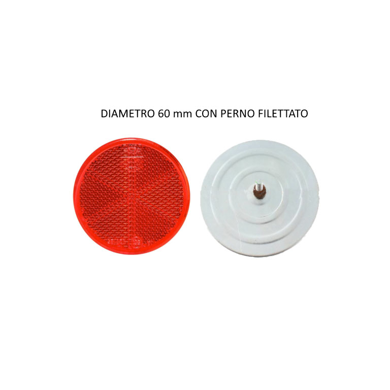 CATADIOTTRO / CATARIFRANGENTE ROTONDO ROSSO