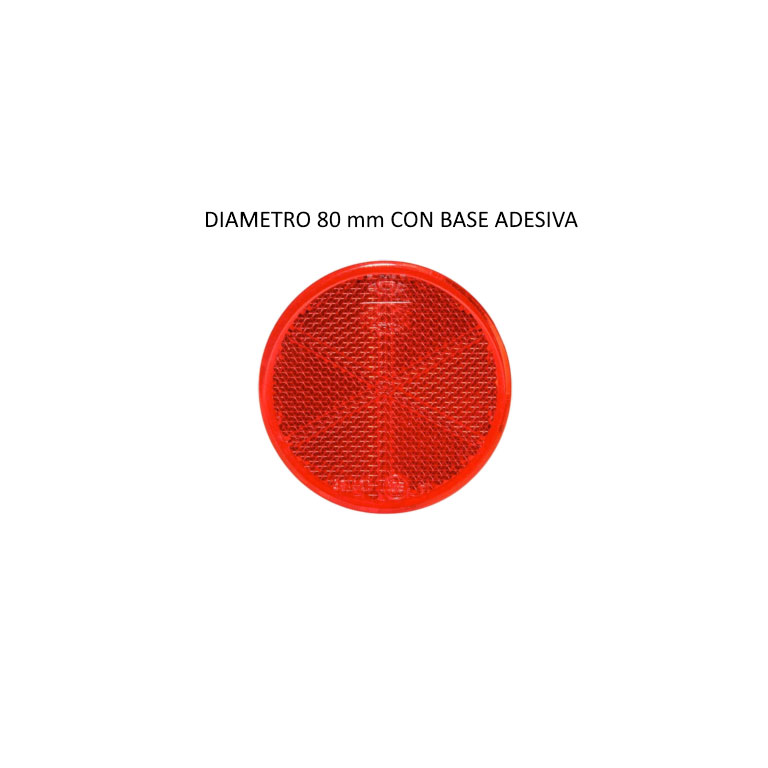 CATADIOTTRO / CATARIFRANGENTE ROTONDO ROSSO