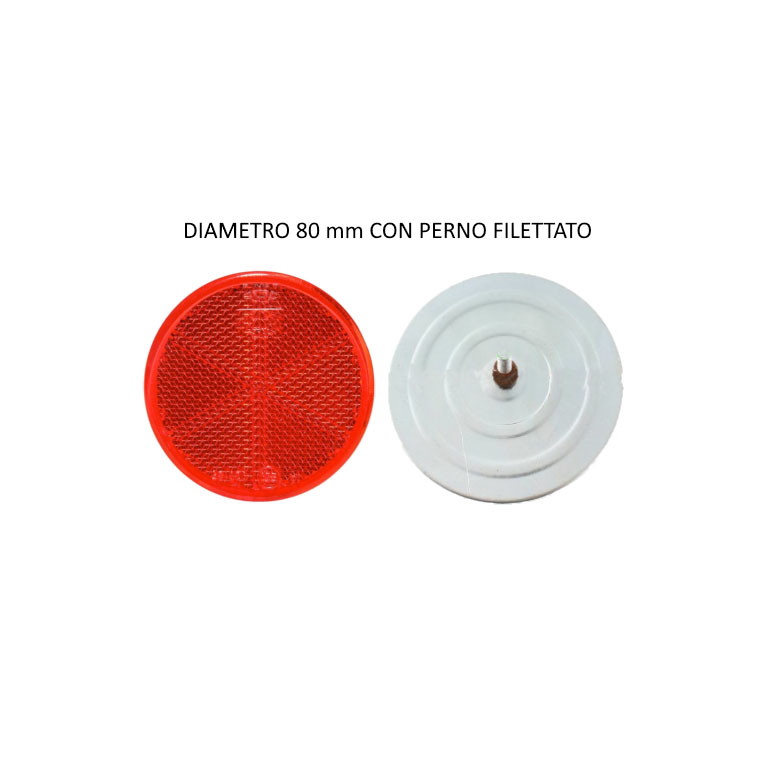 CATADIOTTRO / CATARIFRANGENTE ROTONDO ROSSO